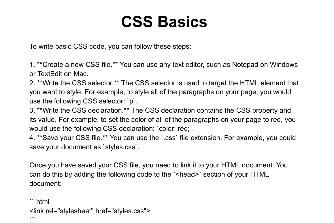 CSS PDF